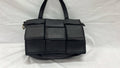 OF505 Italian Black Quilted Leather Handbag JIJOU CAPRI