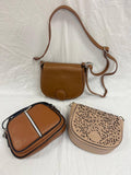 OF281 Italian Leather Crossbody Bag JIJOU CAPRI