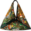 MI478 Olive Leopard Print Triangle Bag