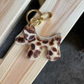 Mi340 Pony Hair Leopard Beige Bag