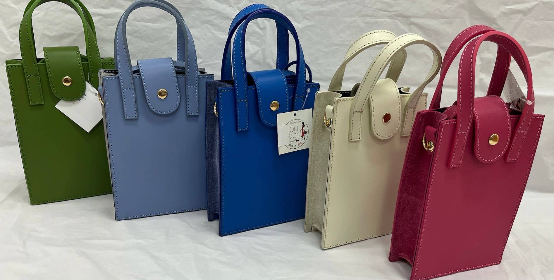 OF601 Italian Leather Mini Bag JIJOU CAPRI