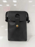 St025 Black Phone Crossbody Pouch