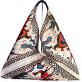 Mi099 Beige Savanna-Print Tote