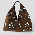 MEMS Italian Midnight Safari Handbag w/ Leather Handle