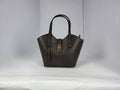 DM009 Dark Brown Leather Mini Tote Bag