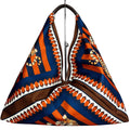 Mi086 Blue Tiger-Print Tote