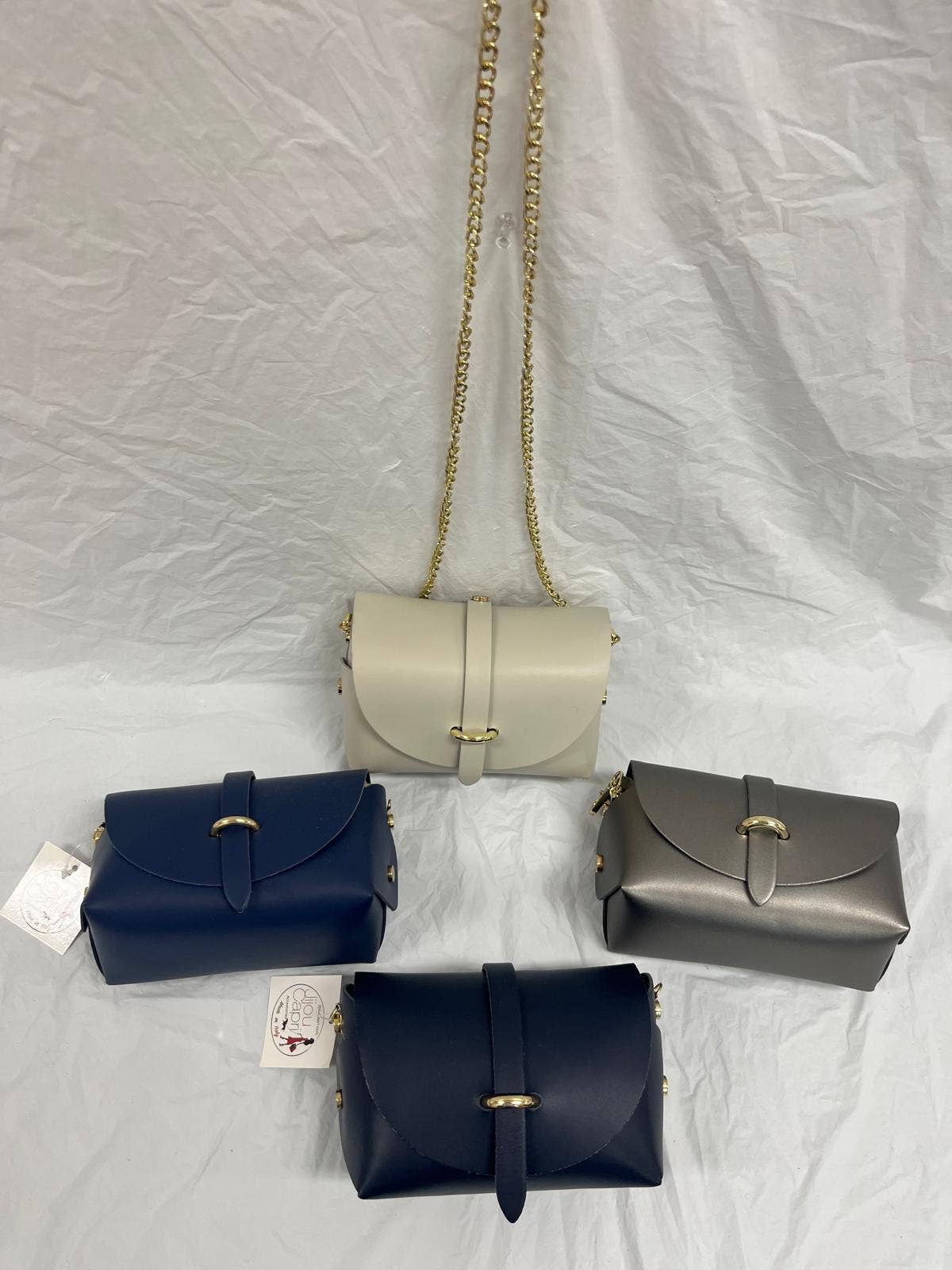 OF250 Italian Small Leather Crossbody Bag JIJOU CAPRI