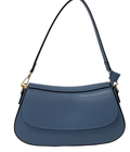 ITBABL Italian Stylish Blue Leather Satchel JIJOU CAPRI