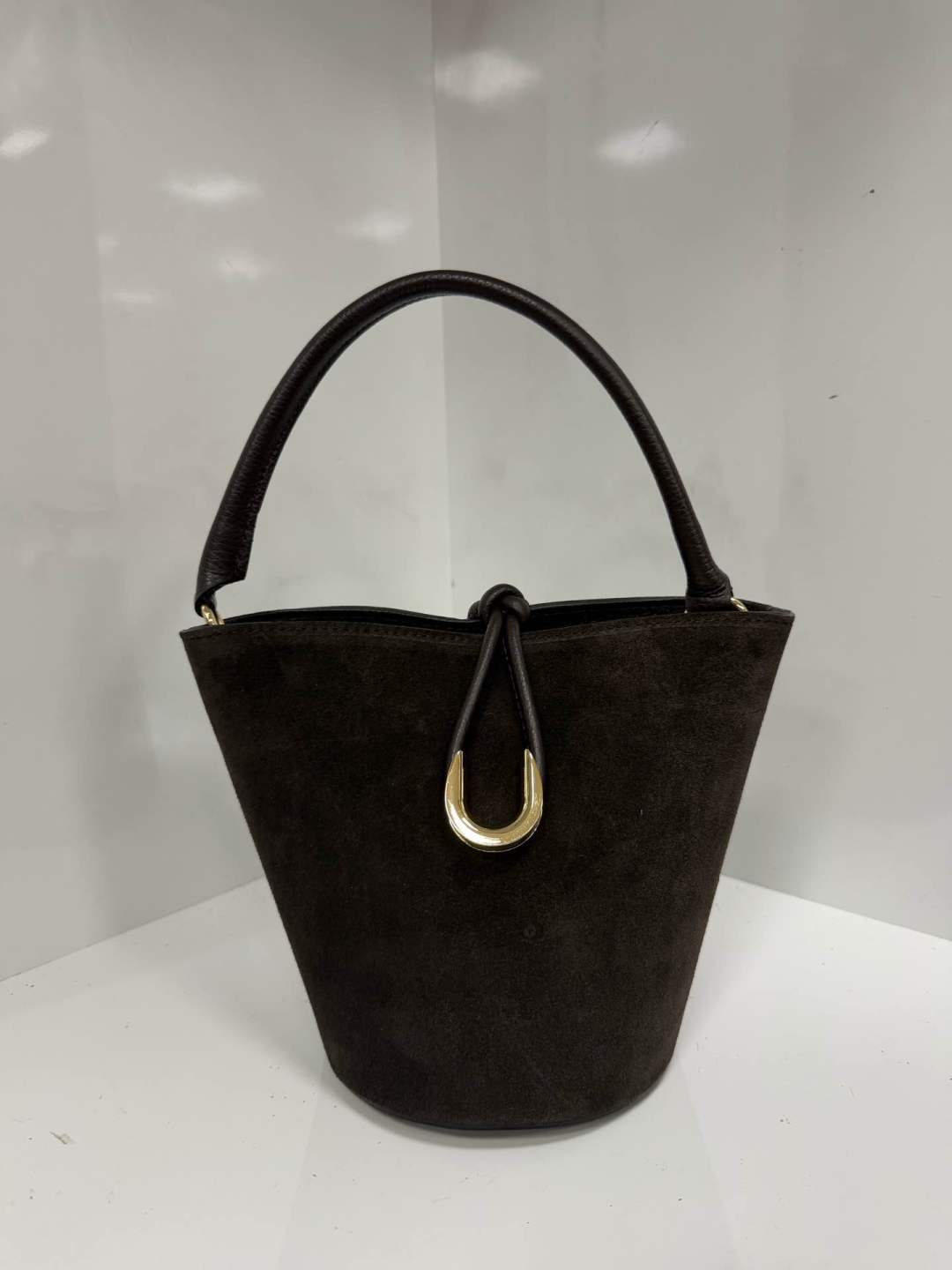 St089 Dark Brown Bucket Bag