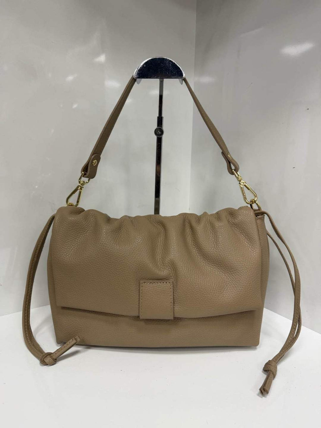 St048 Taupe Federica Bag