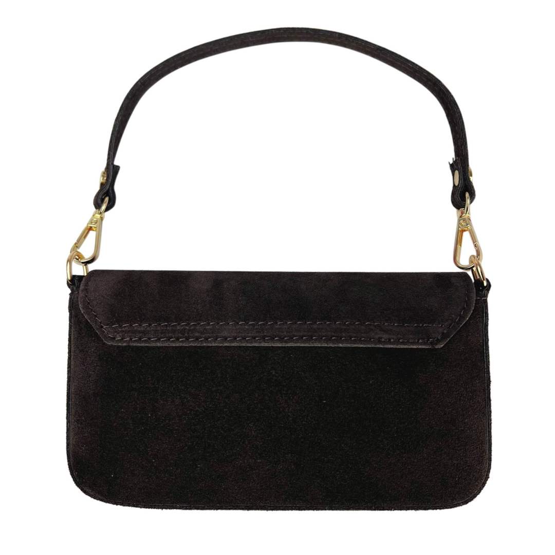 Mi313 Suede Pouch Bag