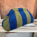 Mi071 Blue/Olive Striped Pochette