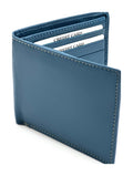 HE058 Sky Blue Zip Back Bifold Wallet