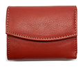 HE067 Red Stitched Flap Wallet
