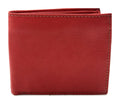 HE099 Red Zip Pocket Bifold Wallet