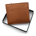 HE100 Tan Brown Classic Bifold Wallet