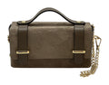 HE1039 Dark Taupe Mini Suede Satchel