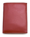 HE108 Red Vertical Bifold Wallet