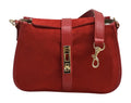 HE1085 Red Suede Shoulder Bag