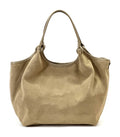 HE1096 Taupe Slouchy Suede Tote Bag