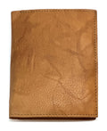 HE110 Tan Vertical Bifold Wallet