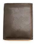 HE112 Dark Brown Vertical Bifold Wallet