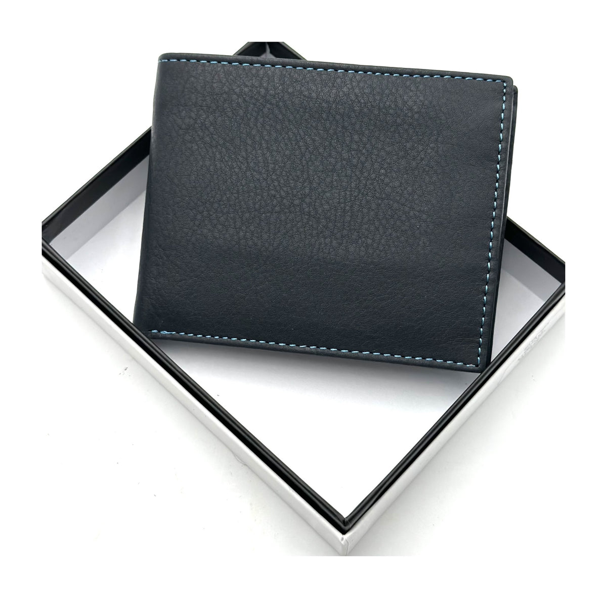 HE114 Navy Open Bifold Wallet