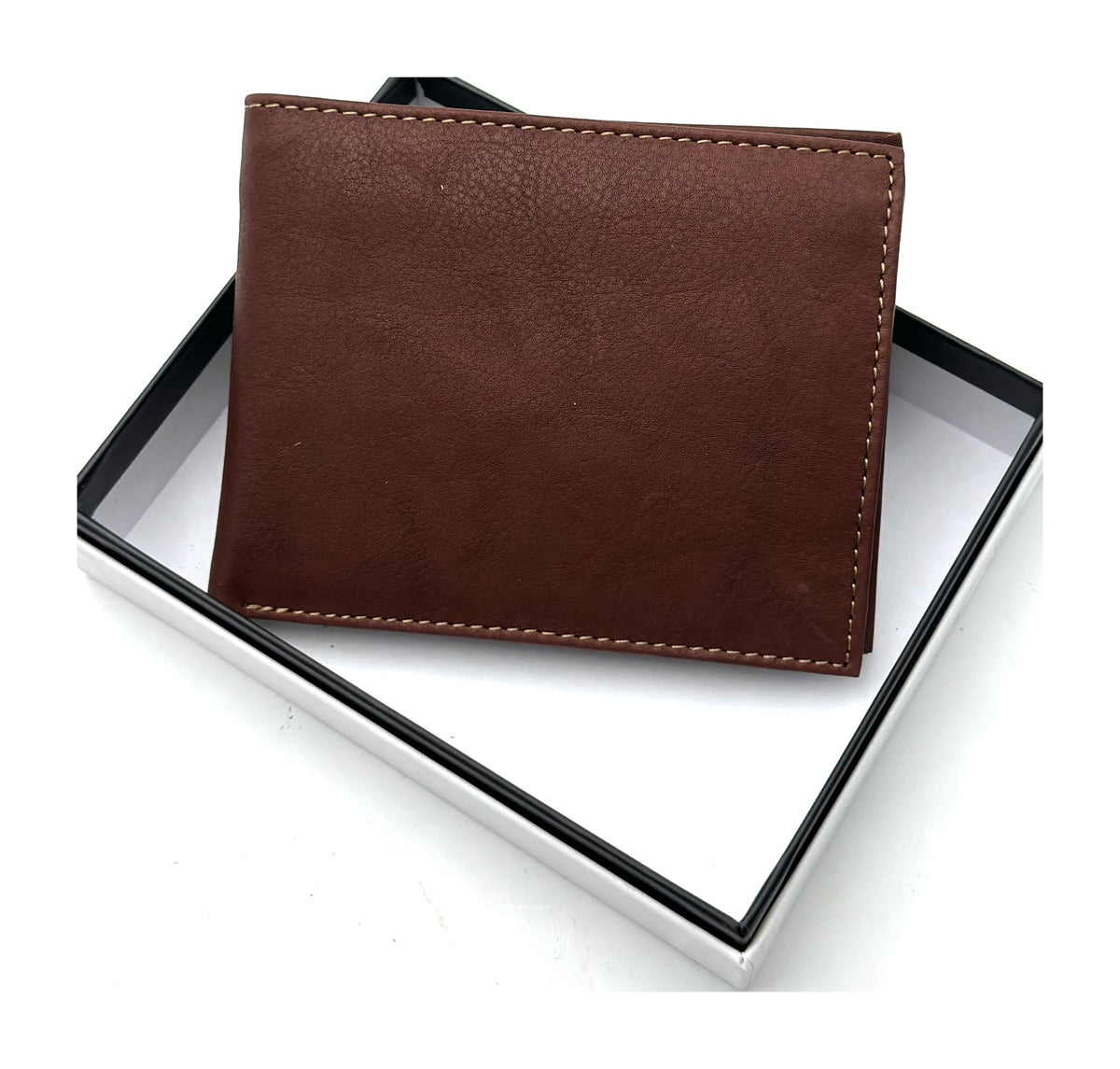 HE117 Chestnut Brown Open Bifold Wallet