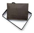 HE118 Dark Brown Open Bifold Wallet