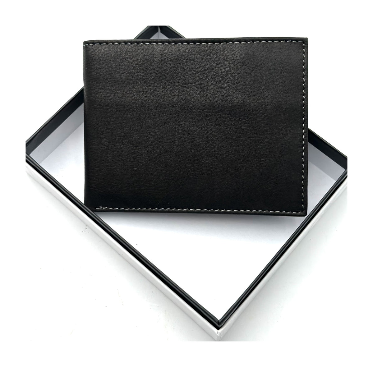 HE119 Black Open Bifold Wallet