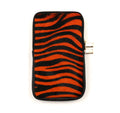 HE1309 Orange Zebra Haircalf Phone Bag