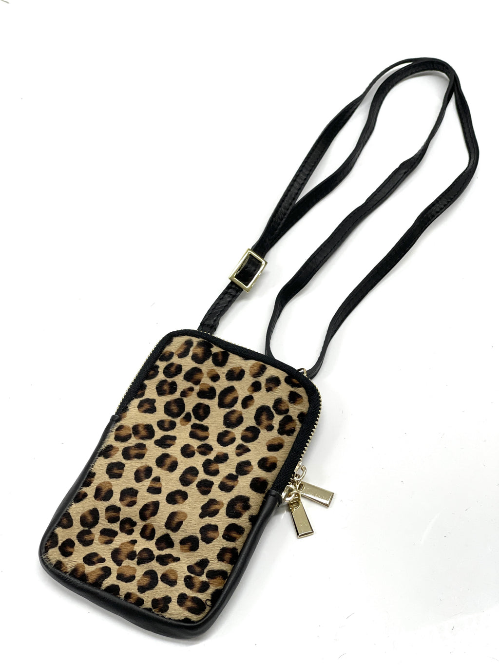 HE1313 Cheetah Spotted Haircalf Phone Bag