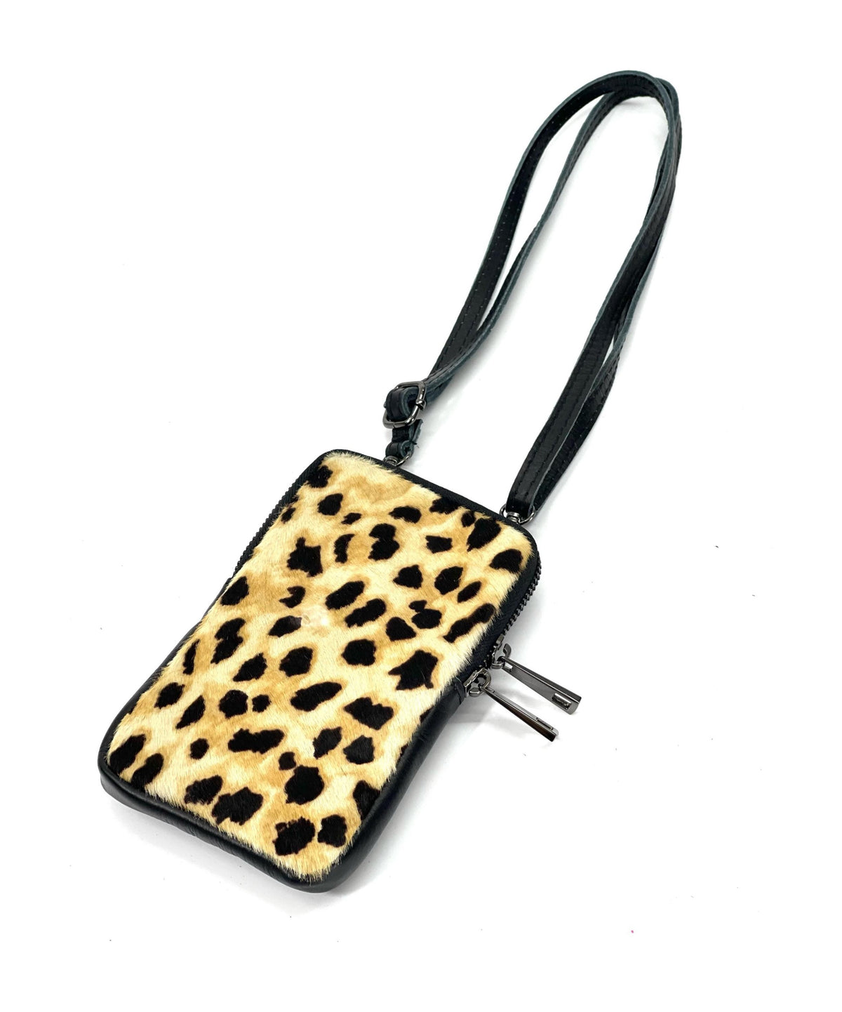 HE1314 Leopard Haircalf Phone Bag