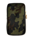 HE1315 Green Camouflage Haircalf Phone Bag