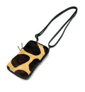 HE1328 Giraffe Print Haircalf Phone Bag