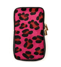 HE1337 Fuchsia Leopard Haircalf Phone Bag