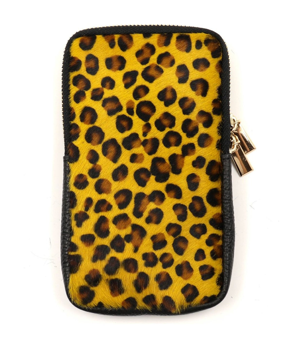 HE1340 Yellow Spotted Haircalf Phone Bag