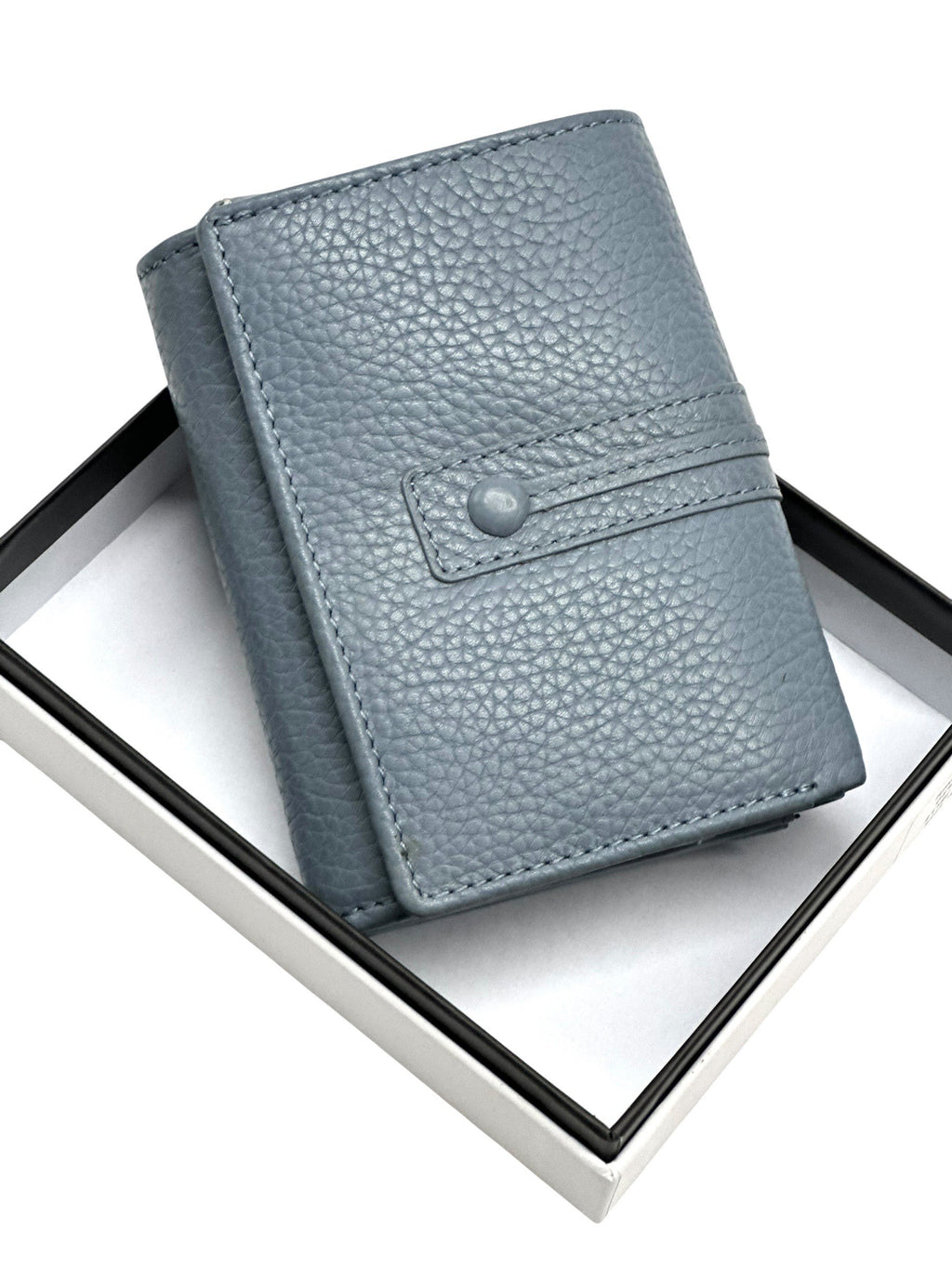HE137 Powder Blue Compact Snap Wallet