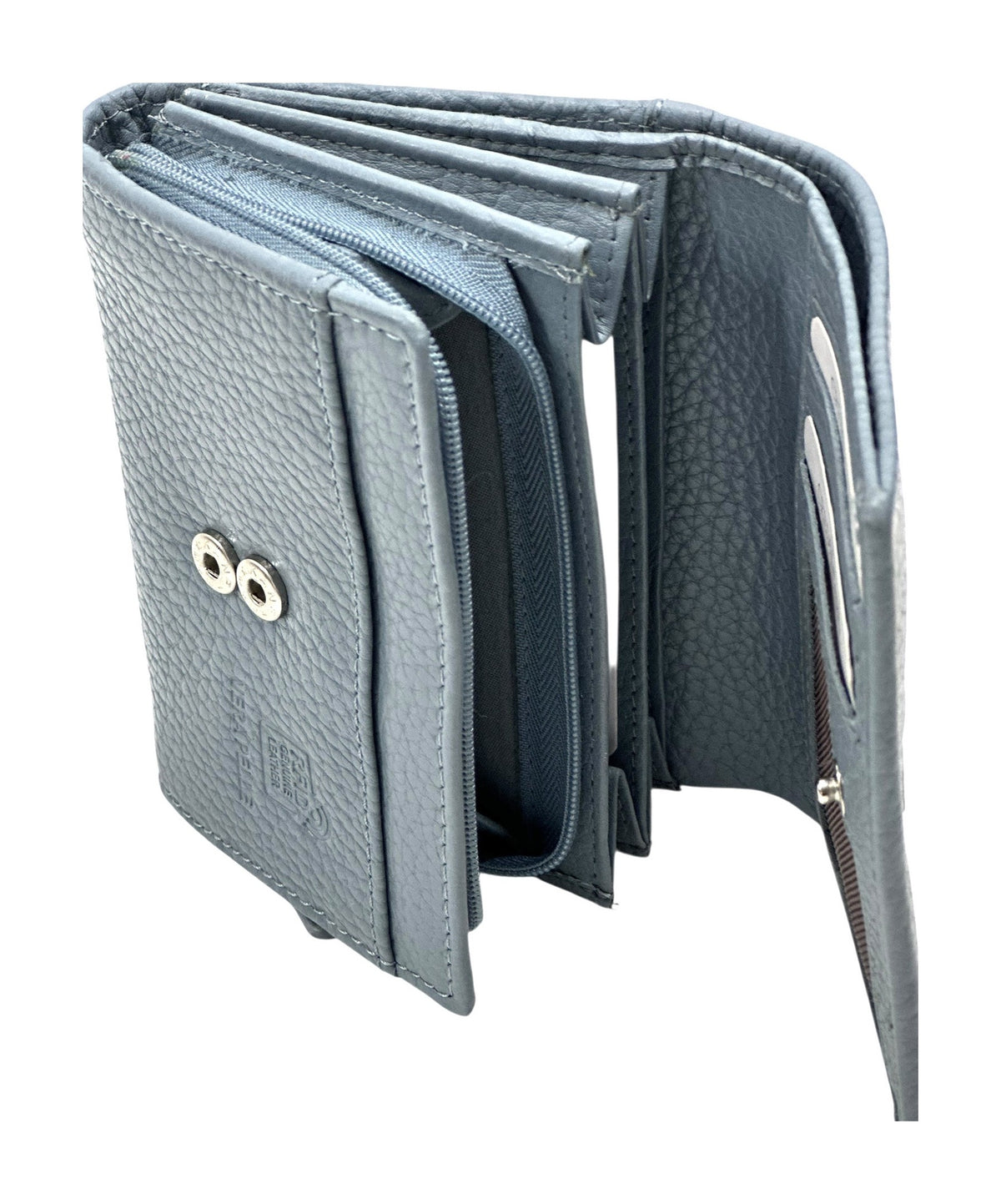 HE137 Powder Blue Compact Snap Wallet