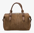 HE1370 Brown Suede Satchel