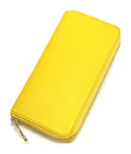 HE149 Yellow Leather Zip Around Wallet