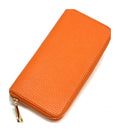 HE152 Orange Zip Around Wallet