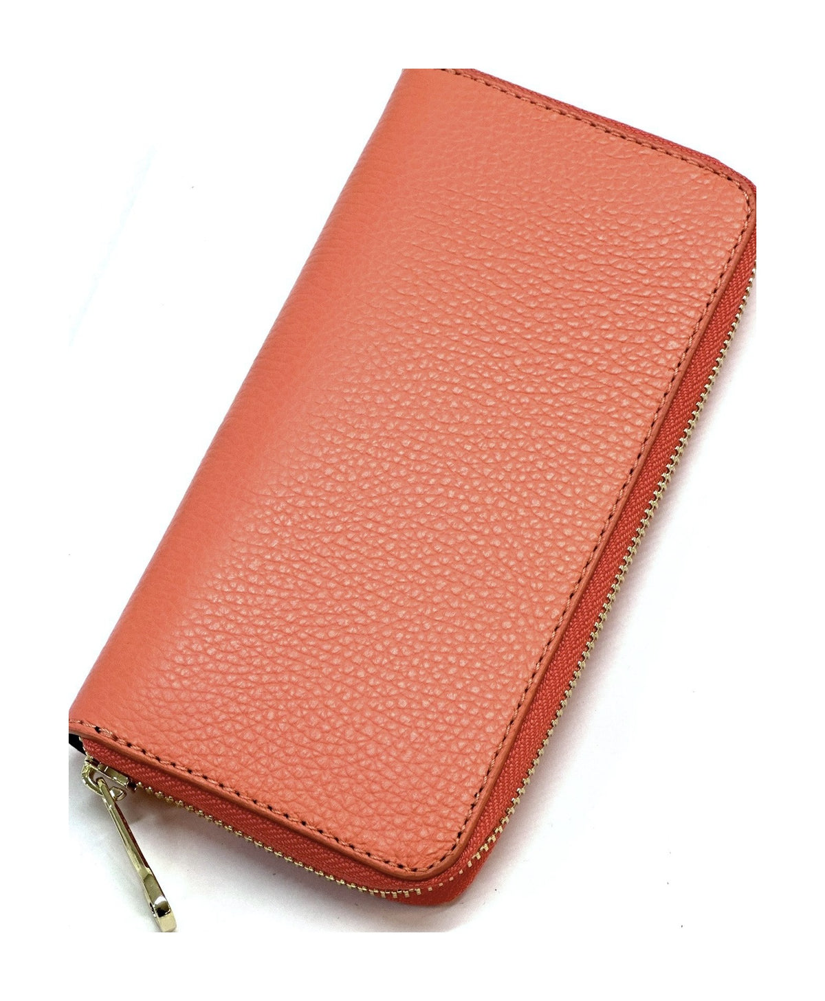 HE153 Salmon Zip Around Wallet
