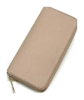 HE161 Rose Taupe Leather Zip Around Wallet