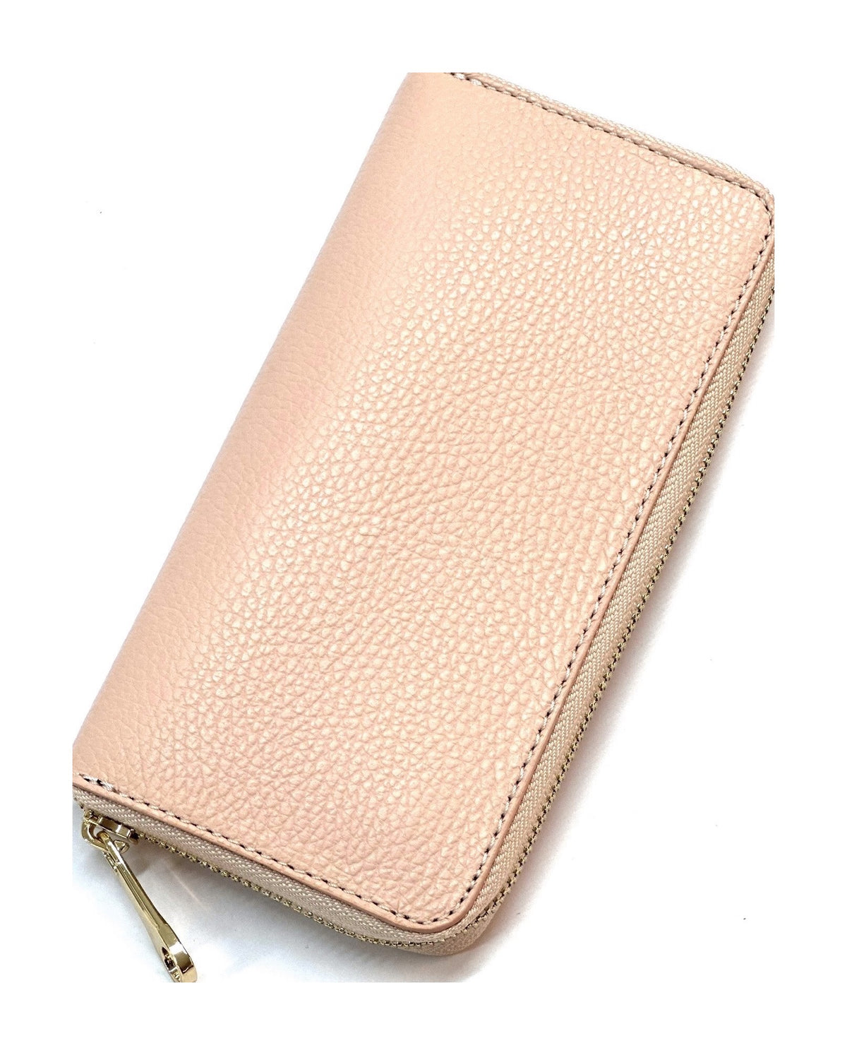 HE162 Blush Pink Zip Around Wallet