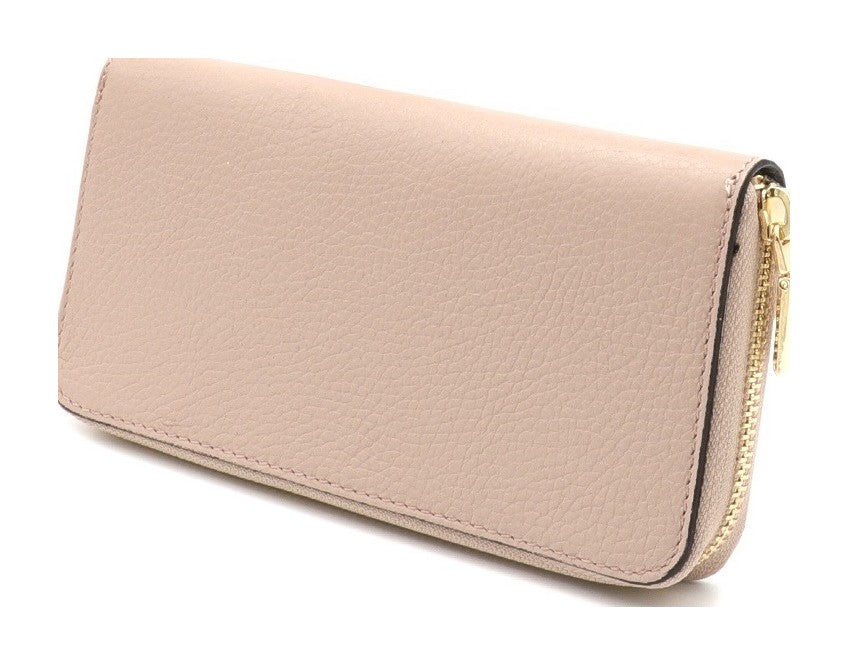 HE162 Blush Pink Zip Around Wallet
