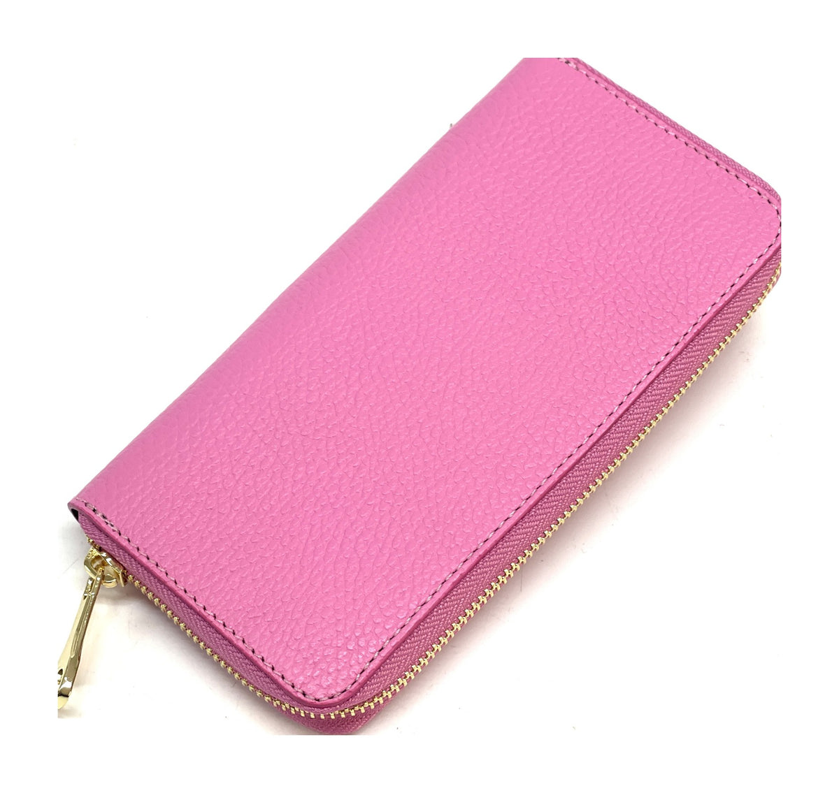 HE164 Hot Pink Zip Around Wallet
