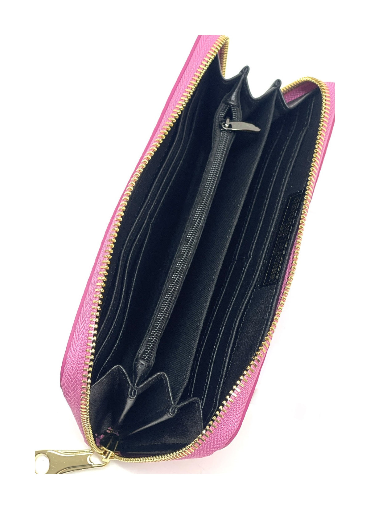HE164 Hot Pink Zip Around Wallet