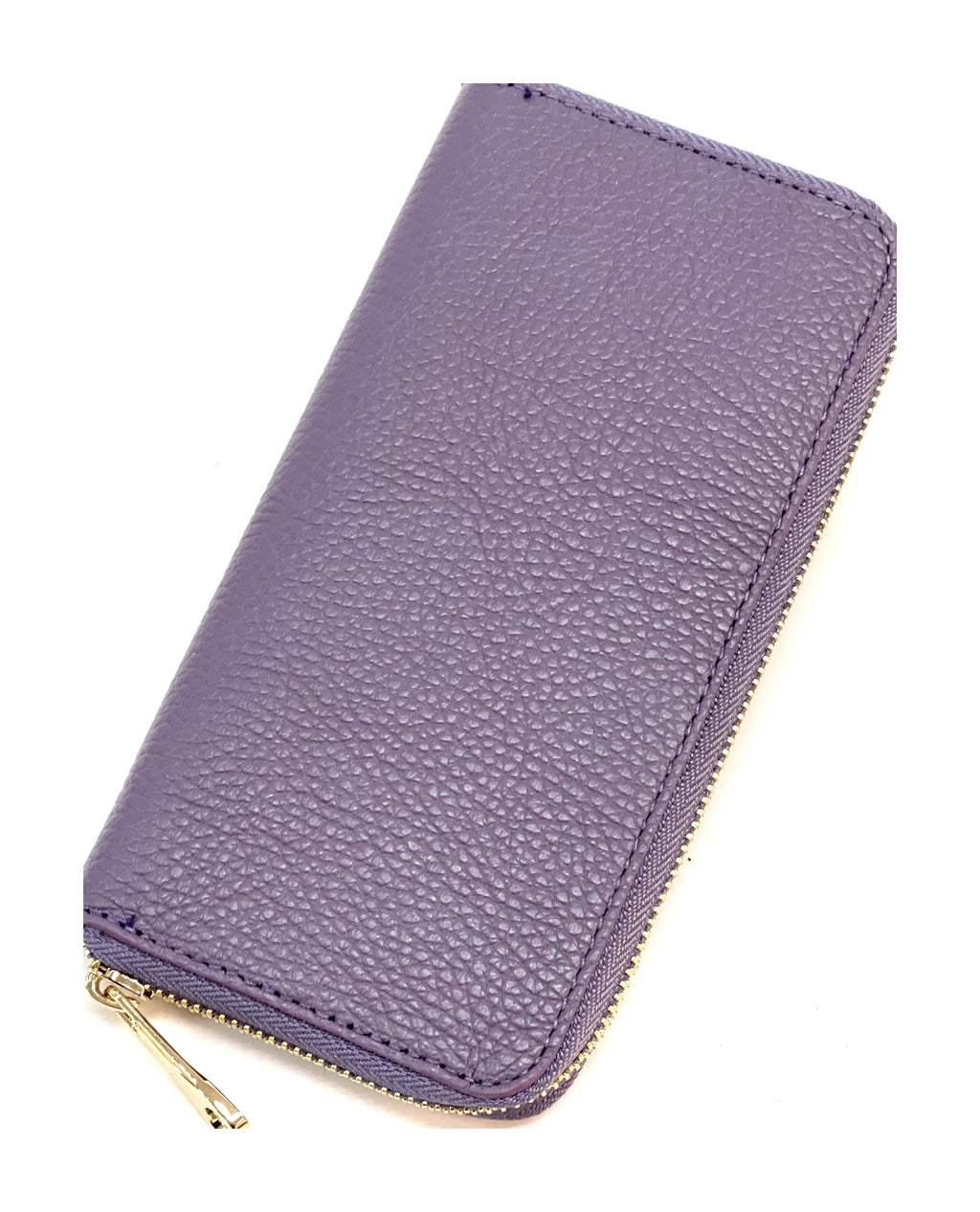 HE166 Dusty Purple Zip Around Wallet