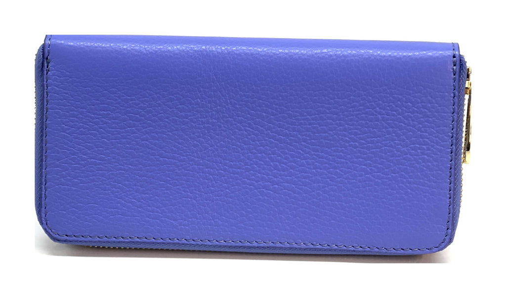 HE167 Periwinkle Zip Around Wallet